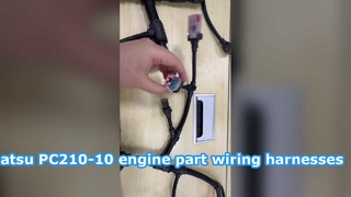 コマツ PC210-10 エンジン部ワイヤーハーネス 6755-81-9310