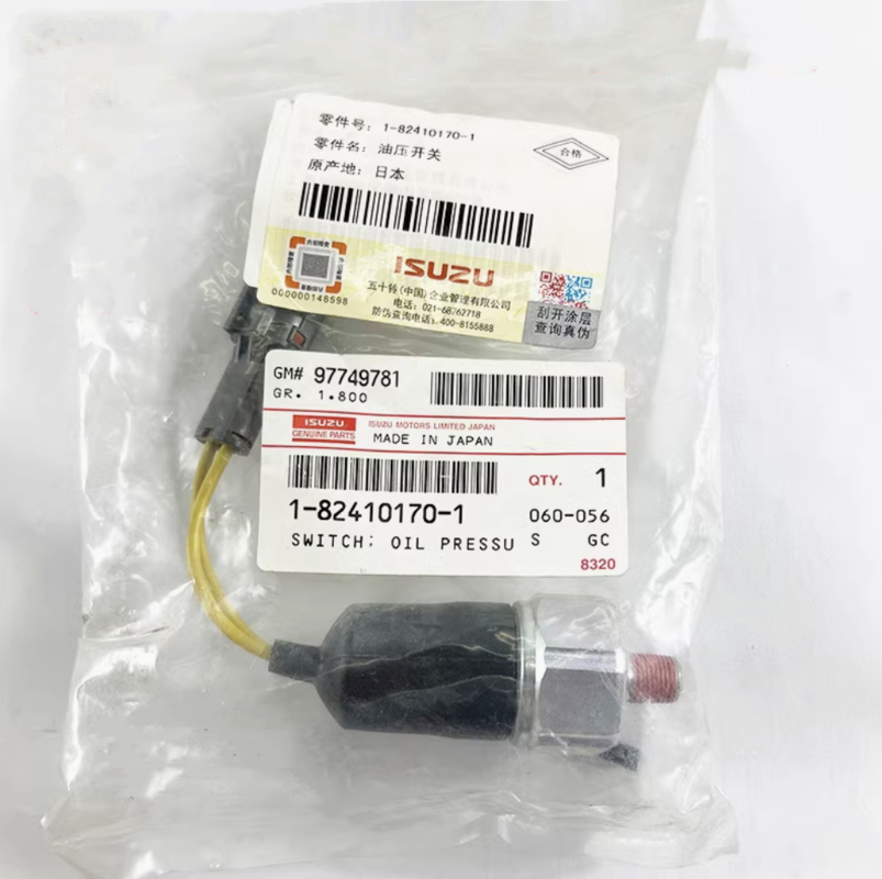 ISUZU 6HK1 engine Genuine spare parts Original 1-82410170-1 Oil pressure sensor 